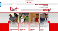 Desktop Screenshot of ortoprot.pl